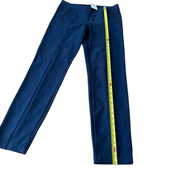 Yest Navy Blue Dress Pants Size 8 | Modern Trousers with Zip Pockets NWT - Picture 4 of 11